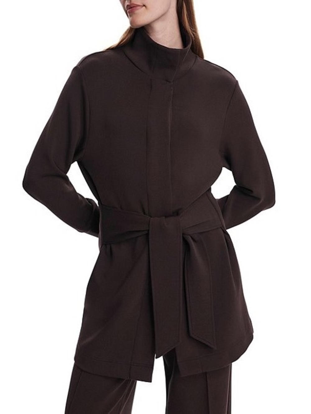 Varley High Neck Long Sleeve Belted Jacket